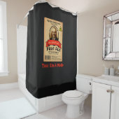 Het Bleke etiket van de heer Molotov Douchegordijn (In situ)