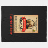 Het Bleke etiket van de heer Molotov Fleece Deken (Voorkant (Horizontaal))