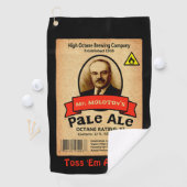 Het Bleke etiket van de heer Molotov Golfhanddoek (Insitu)