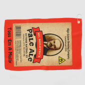 Het Bleke etiket van de heer Molotov Golfhanddoek (Horizontaal)