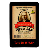 Het Bleke etiket van de heer Molotov Magneet (Verticaal)