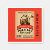 Het Bleke etiket van de heer Molotov Servet (Voorkant)