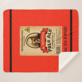 Het Bleke etiket van de heer Molotov Sherpa Deken (Voorkant (horizontaal))