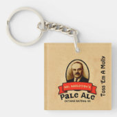 Het Bleke etiket van de heer Molotov Sleutelhanger (Voorkant)