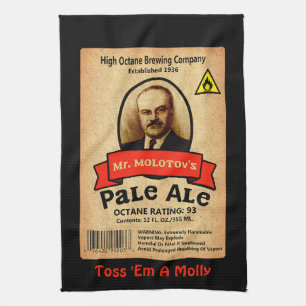 Het Bleke etiket van de heer Molotov Theedoek