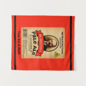 Het Bleke etiket van de heer Molotov Wandkleed (Voorkant (horizontaal))