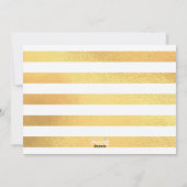 Het blije Goud van het Seizoen van de Vakantie Feestdagenkaart (Achterkant)