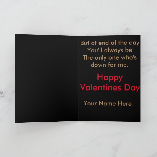 Het blijft een echte Valentijnsdag Feestdagen Kaart (Binnen)