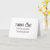 Het blijkt dat ik hem graag een bruidsmeisje met g kaart (Gele Bloem)