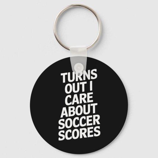 Het blijkt dat ik om voetbaluitslagen fans spelers sleutelhanger (Voorkant)