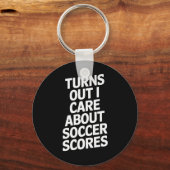 Het blijkt dat ik om voetbaluitslagen fans spelers sleutelhanger (Voorkant)