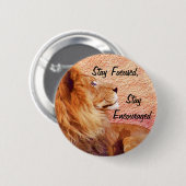 Het blijven Gericht_ Ronde Button 5,7 Cm (Voorkant /achterkant)