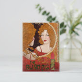 HET BLIND PIG™  Kunstwerk Briefkaart (Staand voorkant)