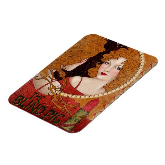 HET BLIND PIG™  Kunstwerk Magneet (Linkerzijde)