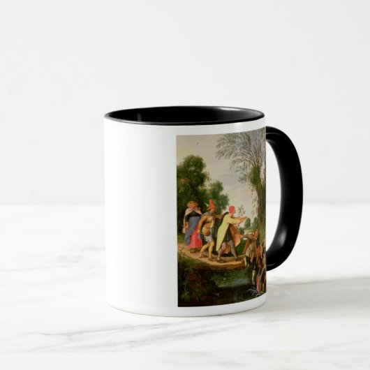 Het blinde leiden het Blinden Mok (Voorkant rechts)