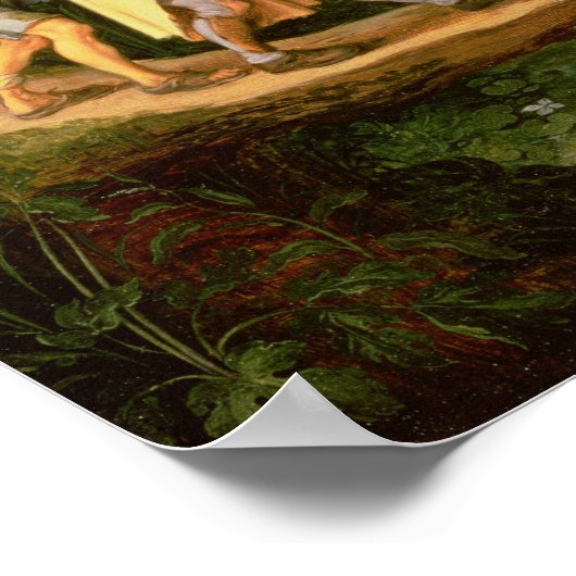 Het blinde leiden het Blinden Poster (Hoek)