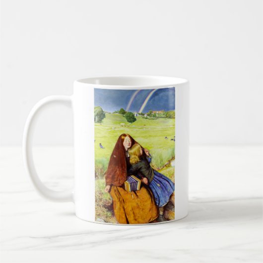 Het Blinde Meisje door John Everett Millais Koffiemok (Links)