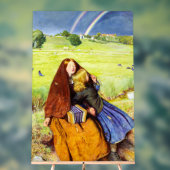 Het Blinde Meisje van John Everett Millais Acryl Bord (Neutraal)