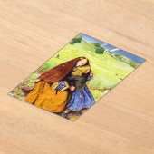 Het Blinde Meisje van John Everett Millais Acryl Uitnodigingen (Laagn)