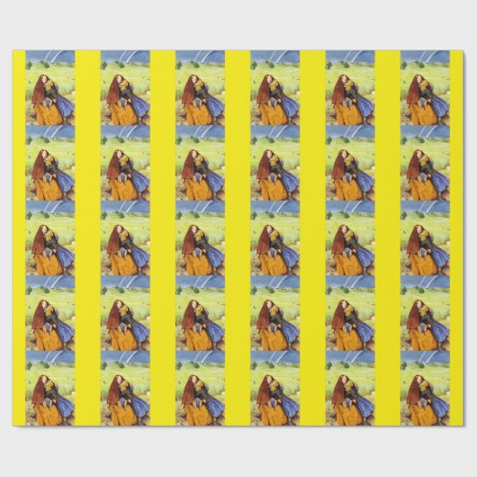 Het Blinde Meisje van John Everett Millais Cadeaupapier (Vlak)