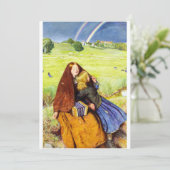 Het Blinde Meisje van John Everett Millais Kaart (Staand voorkant)