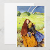 Het Blinde Meisje van John Everett Millais Kaart (Voorkant / Achterkant)
