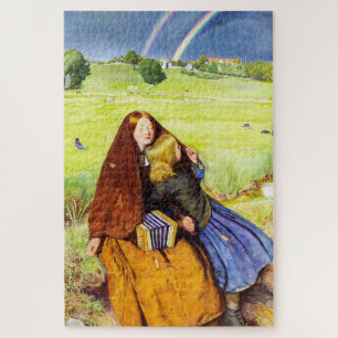 Het Blinde Meisje van John Everett Millais Legpuzzel