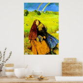 Het blindenmeisje ~ John Everett Millais Poster (Keuken)