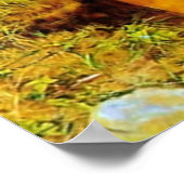 Het blindenmeisje ~ John Everett Millais Poster (Hoek)