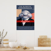 Het Blobfish Memorandum Kunst Poster (Keuken)