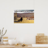 Het bloed van de martelaren... citaat (BLACK) Poster (Keuken)