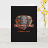 Het bloed van een geit zal duivelse geit vernietig kaart (Gele Bloem)