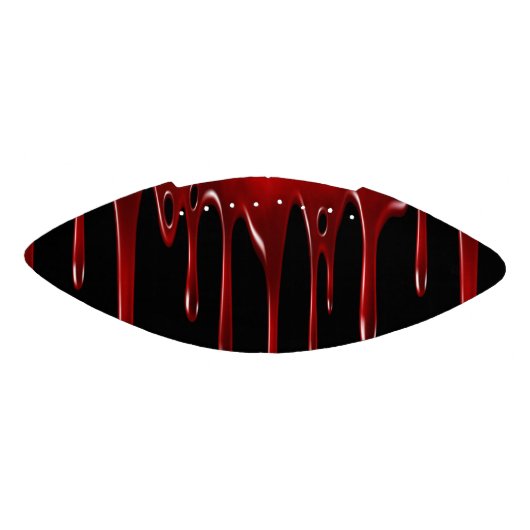 Het Bloed van Falln druipt Zwarte American Football (Paneel)