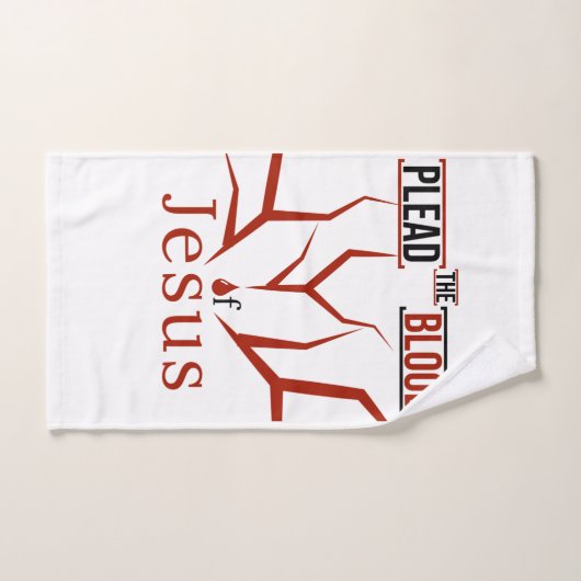 Het bloed van Jezus Bath Towel Set leiden (wit) Bad Handdoek (Handdoek)