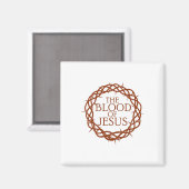 Het bloed van Jezus Magneet (Voorkant / Achterkant)