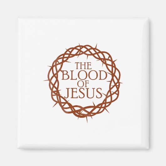Het bloed van Jezus Magneet (Voorkant)