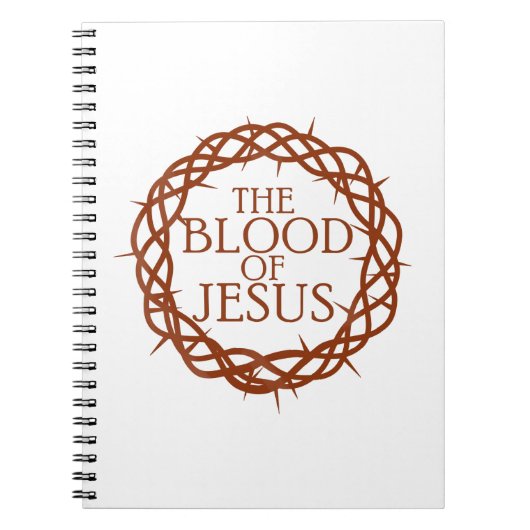 Het bloed van Jezus Notitieboek (Voorkant)
