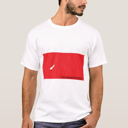 Het bloed van Jezus T-shirt (Voorkant)