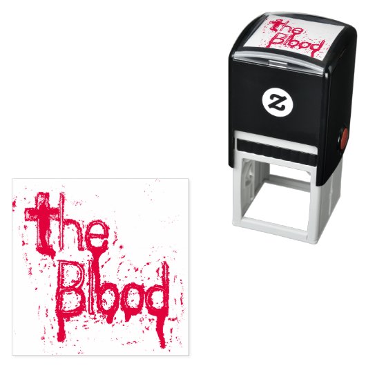 Het bloed  zelfinktende stempel (In situ)