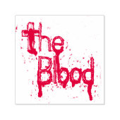 Het bloed  zelfinktende stempel (Design)