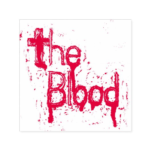 Het bloed zelfinktende stempel (Design)
