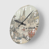 Het bloedbad in Bloody - Paul Revere (1770) Ronde Klok (Hoek)