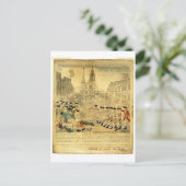 Het bloedbad in Boston door Paul Revere Briefkaart (Staand voorkant)
