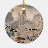 Het bloedbad in Boston Paul Revere King Street Keramisch Ornament (Voorkant)