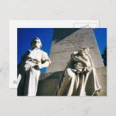 Het bloedbad van 20 april 1914 met de historische briefkaart (Voorkant / Achterkant)