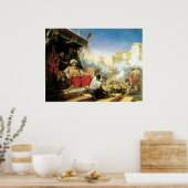 Het bloedbad van de Mamelukes bij de Citadel Poster (Keuken)