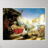 Het bloedbad van de Mamelukes bij de Citadel Poster (Voorkant)