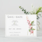 Het bloeden Harten sparen de Datum Save The Date (Staand voorkant)