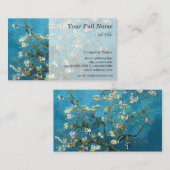 Het bloeden van de amandelboom door Vincent van Go Visitekaartje (Voorkant / Achterkant)