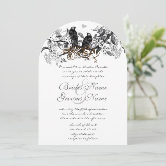 Het bloeden van de  Tortelduifjes van de Tak Uitno Kaart (Staand voorkant)